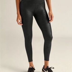Beyond Yoga Shimmer Black Leggings